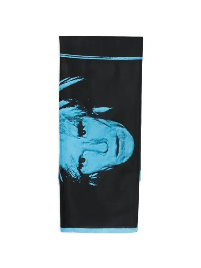 Etudes Studio X Andy Warhol Artist-print Scarf In Black