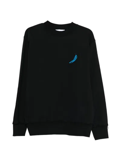 Etudes Studio X Andy Warhol Banana-patch Sweatshirt In Black