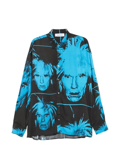 Etudes Studio X Andy Warhol Graphic-print Shirt In Blue