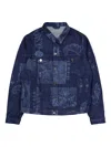 Etudes Studio Navy Batia Suter Edition Kentucky Denim Jacket In Blue