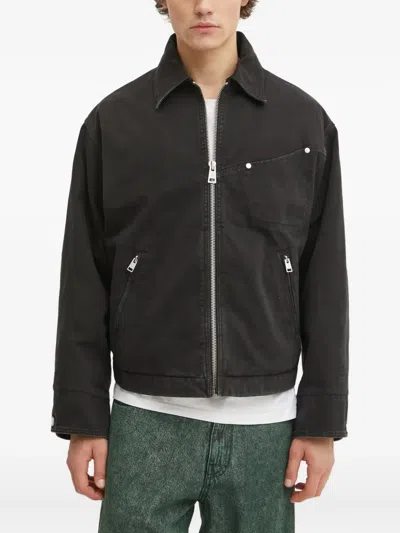 Etudes Studio Zip-pocket Jacket In Black