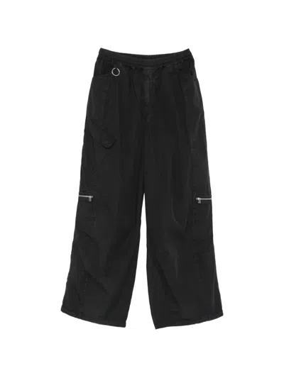 Etudes Studio Zip-detail Trousers In Black