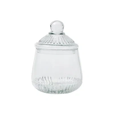 Etúhome Bistro Glass Biscuit Jar In Transparent