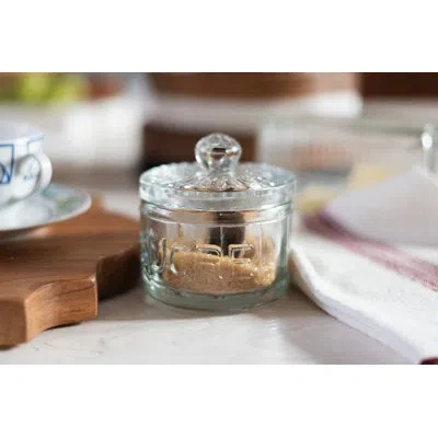 Etúhome Bistro Glass Sugar Cellar In Transparent