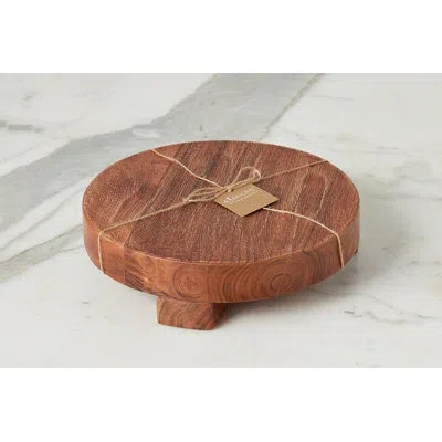 Etúhome Classic Round Trivet Riser, Small In Brown