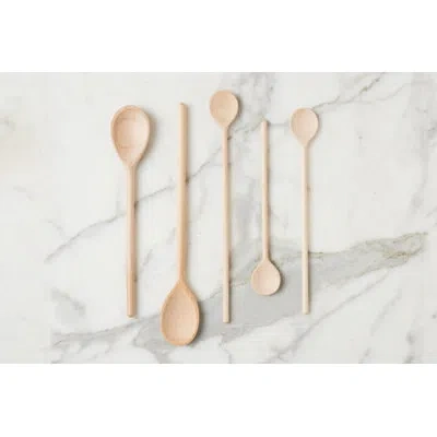 Etúhome French Cooking Spoon Set, Beechwood In Neutral