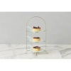Etúhome Glass Stacking Appetizer Plate, White In White