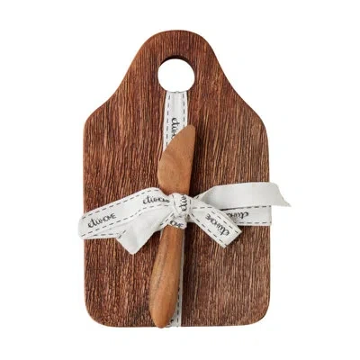 Etúhome Mini Appetizer Board - Natural - White Ribbon