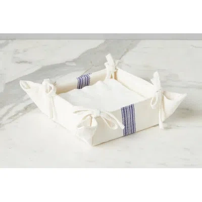 Etúhome Napkin Tray, Vintage Stripe In Blue