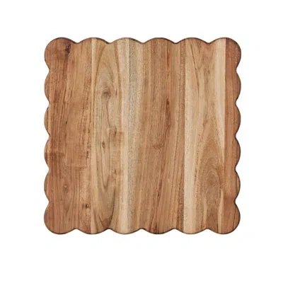 Etúhome Scalloped Square Cutting Board - 12"w