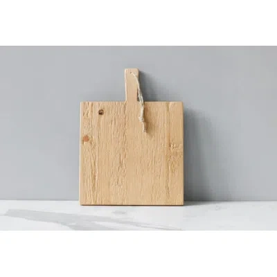 Etúhome Square Pine Charcuterie Board, Small In Neutral