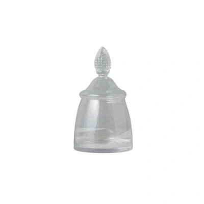 Etúhome Teardrop Glass Jar With Lid - 5.51"l X 5.51"w X 9.65"h In Clear