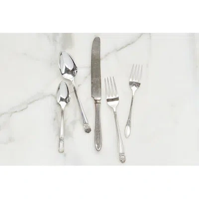 Etúhome Vintage Hotel Silver 5-piece Flatware Set