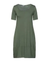 Etuis Woman Mini Dress Military Green Size Xl Viscose, Elastane In Green