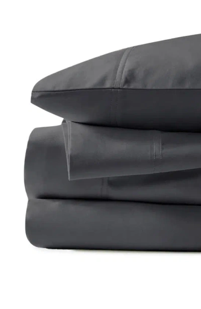 Eucalypso Tencel® Lyocell Classic Sheet Set In Dark Gray