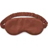 Eucalypso Tencel® Lyocell Satin Sleep Mask In Terracotta