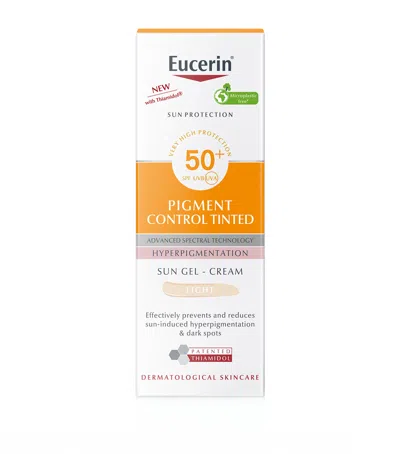 Eucerin Sun Pigment Control Tinted Light Spf50 Day Cream In White