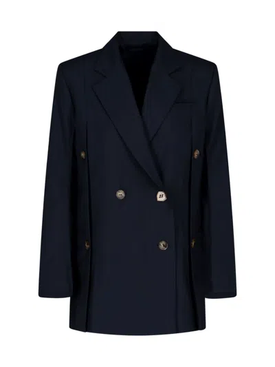 Eudon Choi 'beatrice' Blazer In Blue