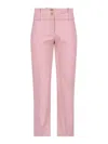 Eudon Choi Straight Trousers In Nude & Neutrals