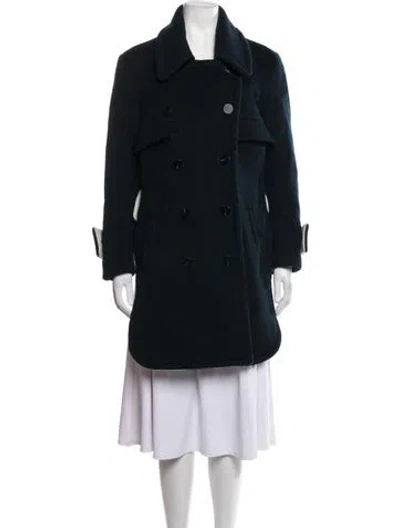 Pre-owned Eudon Choi Coat In Blue