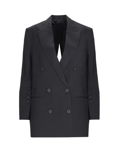 Eudon Choi Double-breasted Blazer In Black  