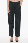 Eudon Choi Double-pleat Wool And Cashmere Pants In Green