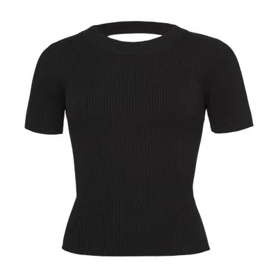Eudon Choi Lada Top In Black
