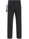 Eudon Choi 'leslie' Straight Pants In Black