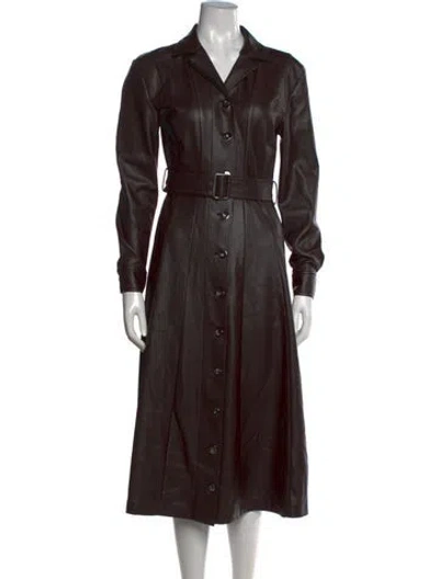 Pre-owned Eudon Choi Long Dress In Brown