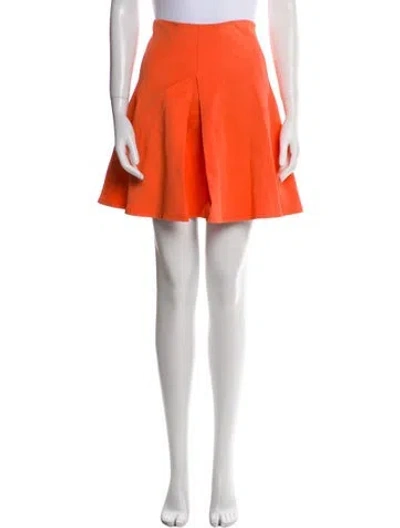 Pre-owned Eudon Choi Mini Skirt In Orange