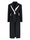 Eudon Choi Single-breasted Midi Coat In Black