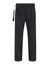 Eudon Choi 'leslie' Straight Pants In Black