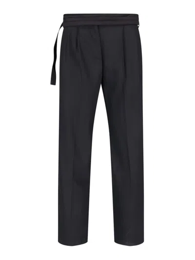 EUDON CHOI STRAIGHT TROUSERS