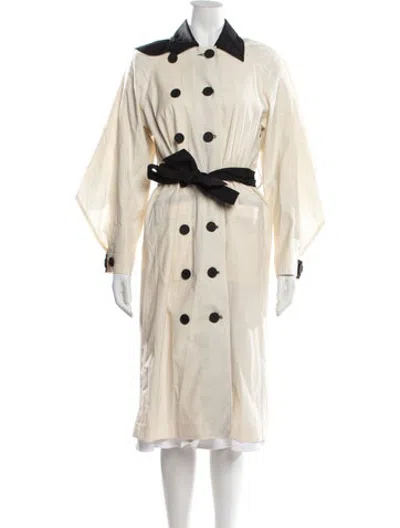 Pre-owned Eudon Choi Trench Coat In Neutrals
