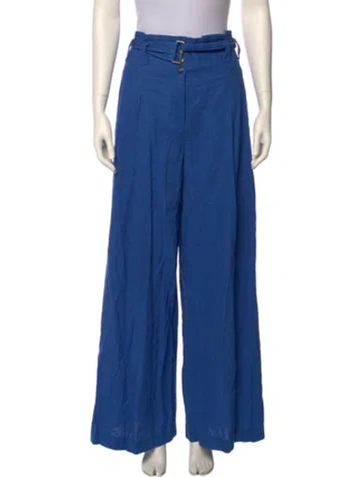 Pre-owned Eudon Choi Wide Leg Pants In Blue