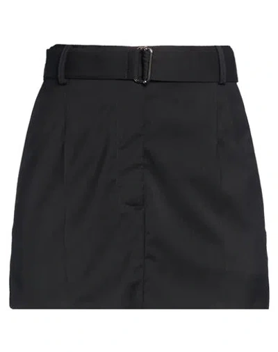 Eudon Choi Woman Mini Skirt Black Size 4 Virgin Wool