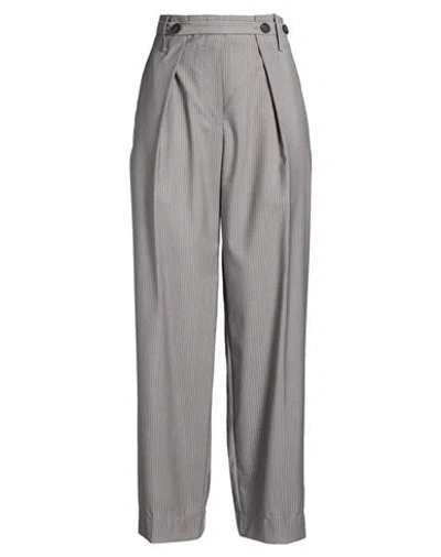 Eudon Choi Woman Pants Grey Size 4 Virgin Wool In Gray