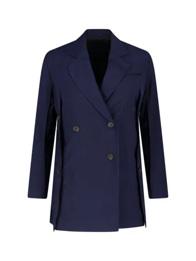 Eudon Choi -inspired 100% Virgin Wool Jacket For Women In Blue