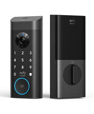 Eufy Security E330 Video Smart Lock In Light Gray