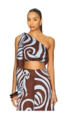 Eugenia Fernández Dara Top In Brown