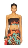 Eugenia Fernández Linus Crop Top In Multi
