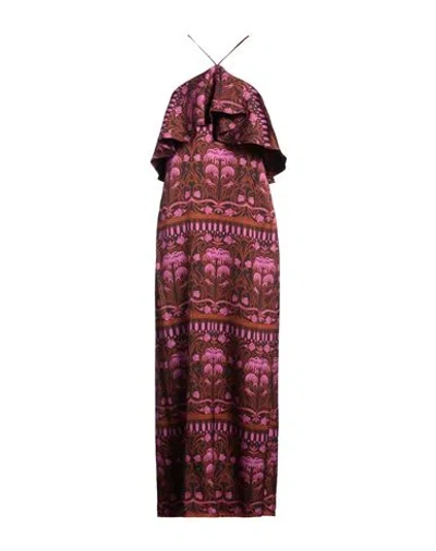 Eugenia Fernández Eugenia Fernāndez Woman Maxi Dress Magenta Size M Cotton