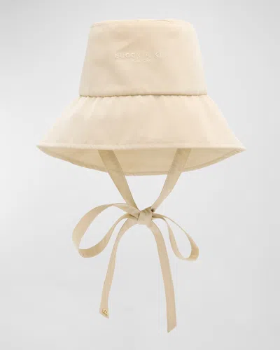 Eugenia Kim Ally Asymmetric Bucket Hat In Neutral