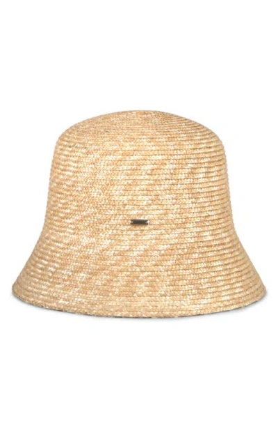 Eugenia Kim Anais Straw Bucket Hat In Pattern
