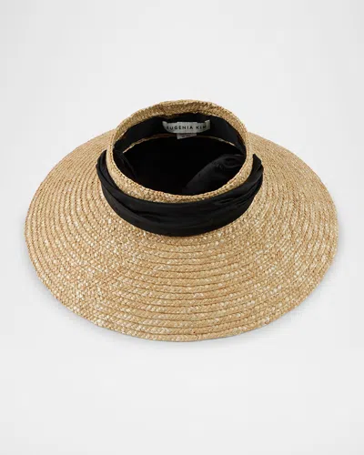 Eugenia Kim Arabella Open-crown Straw Beach Hat In Natural