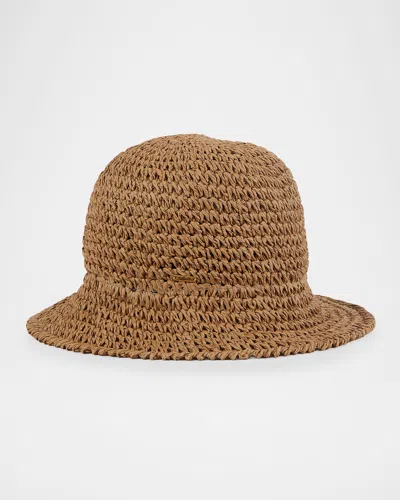 Eugenia Kim Bailey Woven Straw Hat In Brown