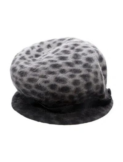 Pre-owned Eugenia Kim Baker Boy Cap In Grey