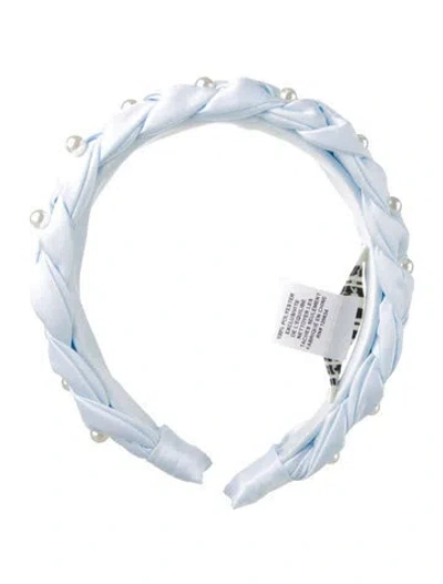 Pre-owned Eugenia Kim Beaded Headband In Blue