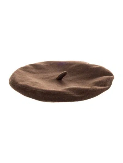 Pre-owned Eugenia Kim Beret In Brown