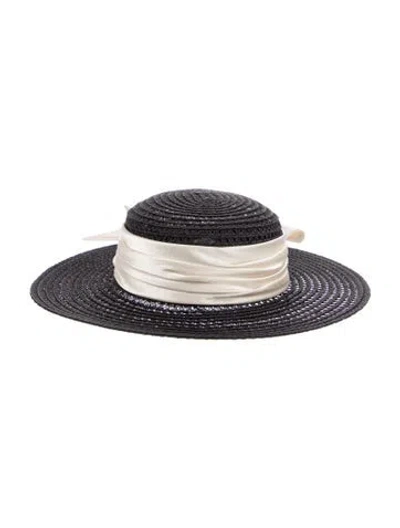 Pre-owned Eugenia Kim Black Sun Hat W/tags